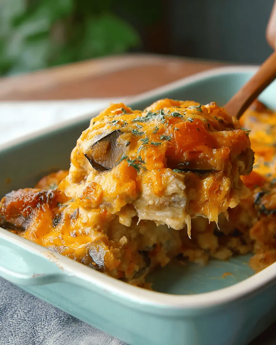 Delicious Cheesy Eggplant Casserole: A Hearty Meatless Main